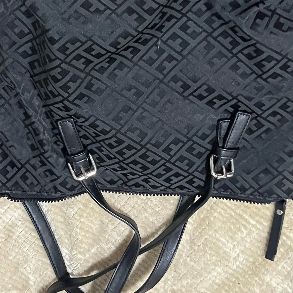Tommy Hilfiger Navy Monogram Laptop Bag